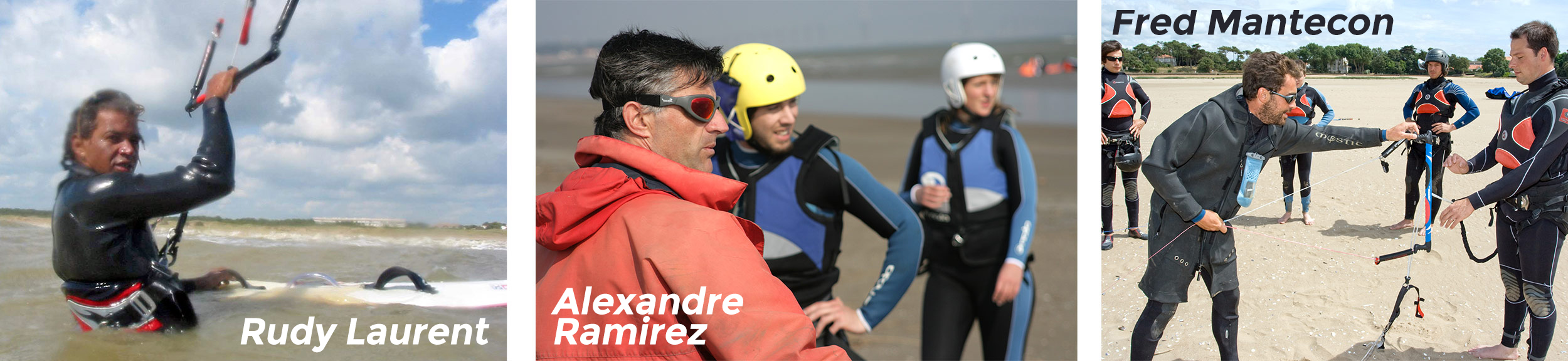 Rudy Laurent alias RoodBoy, moniteur emblématique de l'école de kitesurf GlissEvolution